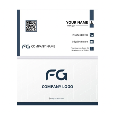 بطاقة بزنس كارد نموذج رقم (3)