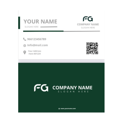 بطاقة بزنس كارد نموذج رقم (1)